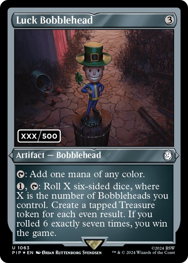 Luck Bobblehead (PIP-1063) - Fallout Foil - Premium MTG Single from Wizards of the Coast - Just $456! Shop now at Game Crave Tournament Store