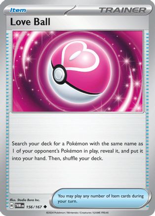 Love Ball 156 - SV06 Twilight Masquerade - Premium Pokemon Single from Nintendo - Just $0.25! Shop now at Game Crave Tournament Store