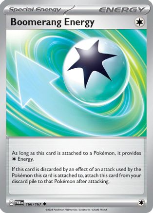 Boomerang Energy 166 - SV06 Twilight Masquerade - Premium Pokemon Single from Nintendo - Just $0.25! Shop now at Game Crave Tournament Store