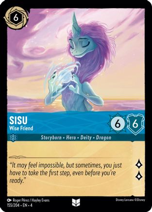Sisu - Wise Friend (155/204) - Ursulas Return - Premium Lorcana Single from Ursula's Return - Just $0.25! Shop now at Game Crave Tournament Store