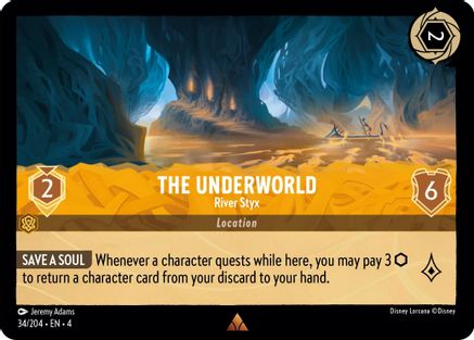 The Underworld - River Styx (34/204) - Ursulas Return Cold Foil - Premium Lorcana Single from Ursula's Return - Just $0.73! Shop now at Game Crave Tournament Store