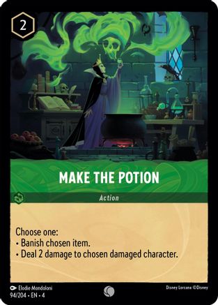 Make the Potion (94/204) - Ursulas Return Cold Foil - Premium Lorcana Single from Ursula's Return - Just $0.25! Shop now at Game Crave Tournament Store