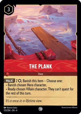 The Plank (133/204) - Ursulas Return Cold Foil - Premium Lorcana Single from Ursula's Return - Just $0.25! Shop now at Game Crave Tournament Store