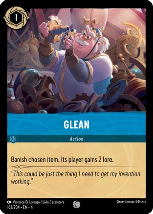 Glean (163/204) - Ursulas Return - Premium Lorcana Single from Ursula's Return - Just $0.25! Shop now at Game Crave Tournament Store