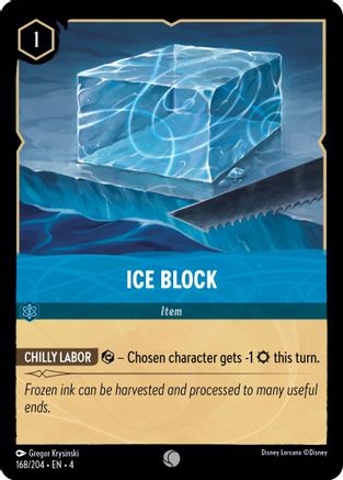 Ice Block (168/204) - Ursulas Return - Premium Lorcana Single from Ursula's Return - Just $0.25! Shop now at Game Crave Tournament Store