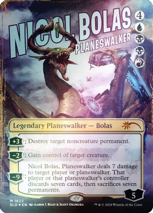 Nicol Bolas, Planeswalker (Rainbow Foil) (SLD-1622) - Secret Lair Drop Series Foil - Premium MTG Single from Wizards of the Coast - Just $1.52! Shop now at Game Crave Tournament Store