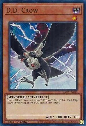 D.D. Crow (UR) (RA02-EN002) - 25th Anniversary Rarity Collection II 1st Edition - Premium Yugioh Single from Konami - Just $0.30! Shop now at Game Crave Tournament Store