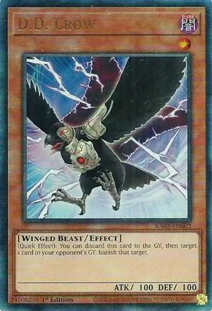 D.D. Crow (PUR) (RA02-EN002) - 25th Anniversary Rarity Collection II 1st Edition - Premium Yugioh Single from Konami - Just $1.18! Shop now at Game Crave Tournament Store