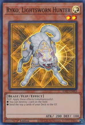 Ryko, Lightsworn Hunter (RA02-EN003) - 25th Anniversary Rarity Collection II 1st Edition - Premium Yugioh Single from Konami - Just $0.25! Shop now at Game Crave Tournament Store