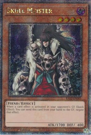 Skull Meister (Quarter Century Secret Rare) (RA02-EN005) - 25th Anniversary Rarity Collection II 1st Edition - Premium Yugioh Single from Konami - Just $4.04! Shop now at Game Crave Tournament Store