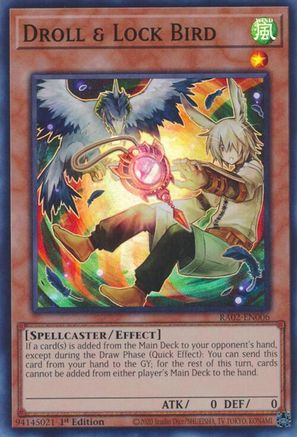 Droll & Lock Bird (Alternate Art) (RA02-EN006) - 25th Anniversary Rarity Collection II 1st Edition - Premium Yugioh Single from Konami - Just $0.74! Shop now at Game Crave Tournament Store