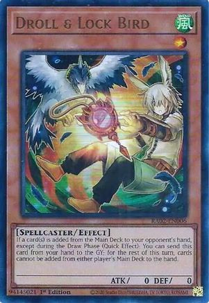 Droll & Lock Bird (Alternate Art) (UR) (RA02-EN006) - 25th Anniversary Rarity Collection II 1st Edition - Premium Yugioh Single from Konami - Just $0.79! Shop now at Game Crave Tournament Store