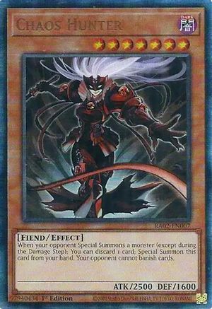 Chaos Hunter (PUR) (RA02-EN007) - 25th Anniversary Rarity Collection II 1st Edition - Premium Yugioh Single from Konami - Just $2.06! Shop now at Game Crave Tournament Store