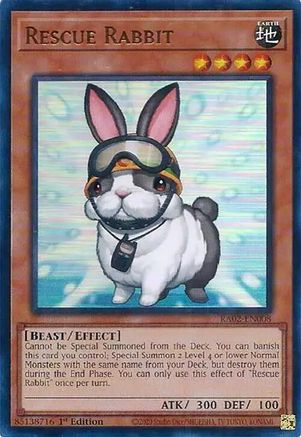 Rescue Rabbit (UR) (RA02-EN008) - 25th Anniversary Rarity Collection II 1st Edition - Premium Yugioh Single from Konami - Just $0.25! Shop now at Game Crave Tournament Store