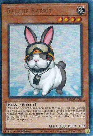 Rescue Rabbit (PUR) (RA02-EN008) - 25th Anniversary Rarity Collection II 1st Edition - Premium Yugioh Single from Konami - Just $0.25! Shop now at Game Crave Tournament Store