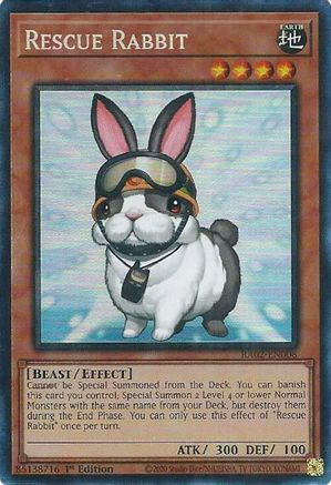 Rescue Rabbit (PCR) (RA02-EN008) - 25th Anniversary Rarity Collection II 1st Edition - Premium Yugioh Single from Konami - Just $0.34! Shop now at Game Crave Tournament Store