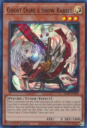 Ghost Ogre & Snow Rabbit (Alternate Art) (RA02-EN009) - 25th Anniversary Rarity Collection II 1st Edition - Premium Yugioh Single from Konami - Just $0.38! Shop now at Game Crave Tournament Store