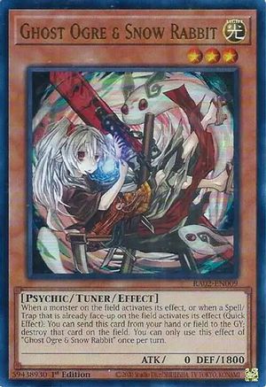 Ghost Ogre & Snow Rabbit (Alternate Art) (UR) (RA02-EN009) - 25th Anniversary Rarity Collection II 1st Edition - Premium Yugioh Single from Konami - Just $0.36! Shop now at Game Crave Tournament Store