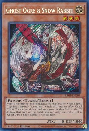 Ghost Ogre & Snow Rabbit (Alternate Art) (Secret Rare) (RA02-EN009) - 25th Anniversary Rarity Collection II 1st Edition - Premium Yugioh Single from Konami - Just $0.74! Shop now at Game Crave Tournament Store