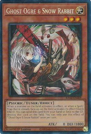 Ghost Ogre & Snow Rabbit (Alternate Art) (PCR) (RA02-EN009) - 25th Anniversary Rarity Collection II 1st Edition - Premium Yugioh Single from Konami - Just $1.58! Shop now at Game Crave Tournament Store
