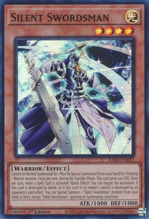 Silent Swordsman (RA02-EN011) - 25th Anniversary Rarity Collection II 1st Edition - Premium Yugioh Single from Konami - Just $0.25! Shop now at Game Crave Tournament Store