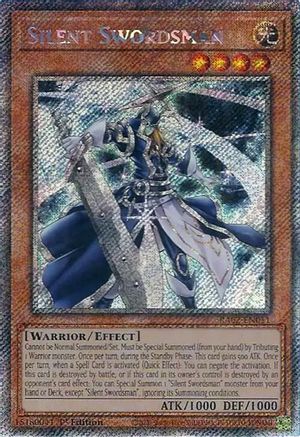 Silent Swordsman (Platinum Secret Rare) (RA02-EN011) - 25th Anniversary Rarity Collection II 1st Edition - Premium Yugioh Single from Konami - Just $0.35! Shop now at Game Crave Tournament Store