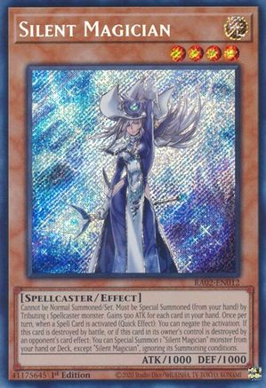 Silent Magician (Secret Rare) (RA02-EN012) - 25th Anniversary Rarity Collection II 1st Edition - Premium Yugioh Single from Konami - Just $0.25! Shop now at Game Crave Tournament Store