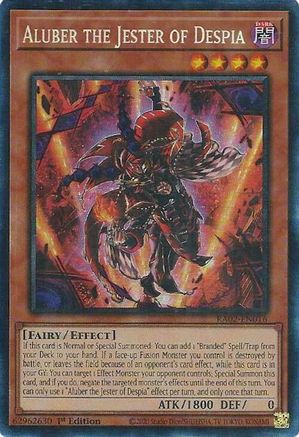 Aluber the Jester of Despia (PCR) (RA02-EN016) - 25th Anniversary Rarity Collection II 1st Edition - Premium Yugioh Single from Konami - Just $0.47! Shop now at Game Crave Tournament Store