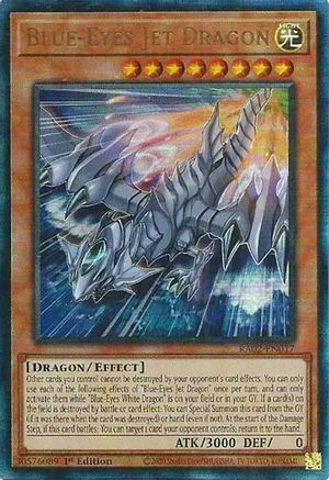 Blue-Eyes Jet Dragon (PUR) (RA02-EN017) - 25th Anniversary Rarity Collection II 1st Edition - Premium Yugioh Single from Konami - Just $0.82! Shop now at Game Crave Tournament Store