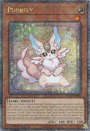 Purrely (Quarter Century Secret Rare) (RA02-EN018) - 25th Anniversary Rarity Collection II 1st Edition - Premium Yugioh Single from Konami - Just $8.07! Shop now at Game Crave Tournament Store