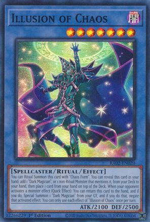 Illusion of Chaos (RA02-EN020) - 25th Anniversary Rarity Collection II 1st Edition - Premium Yugioh Single from Konami - Just $0.29! Shop now at Game Crave Tournament Store