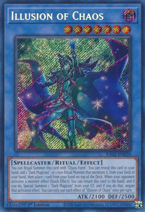 Illusion of Chaos (Secret Rare) (RA02-EN020) - 25th Anniversary Rarity Collection II 1st Edition - Premium Yugioh Single from Konami - Just $0.40! Shop now at Game Crave Tournament Store