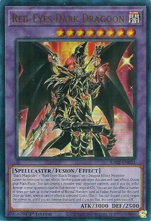 Red-Eyes Dark Dragoon (UR) (RA02-EN021) - 25th Anniversary Rarity Collection II 1st Edition - Premium Yugioh Single from Konami - Just $0.89! Shop now at Game Crave Tournament Store