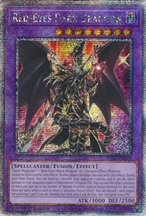 Red-Eyes Dark Dragoon (Quarter Century Secret Rare) (RA02-EN021) - 25th Anniversary Rarity Collection II 1st Edition - Premium Yugioh Single from Konami - Just $45.51! Shop now at Game Crave Tournament Store