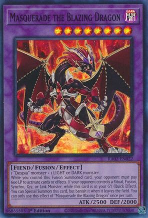 Masquerade the Blazing Dragon (RA02-EN022) - 25th Anniversary Rarity Collection II 1st Edition - Premium Yugioh Single from Konami - Just $0.25! Shop now at Game Crave Tournament Store
