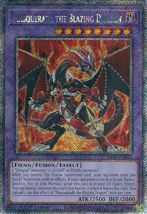 Masquerade the Blazing Dragon (Platinum Secret Rare) (RA02-EN022) - 25th Anniversary Rarity Collection II 1st Edition - Premium Yugioh Single from Konami - Just $0.57! Shop now at Game Crave Tournament Store