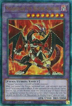 Masquerade the Blazing Dragon (PUR) (RA02-EN022) - 25th Anniversary Rarity Collection II 1st Edition - Premium Yugioh Single from Konami - Just $0.25! Shop now at Game Crave Tournament Store