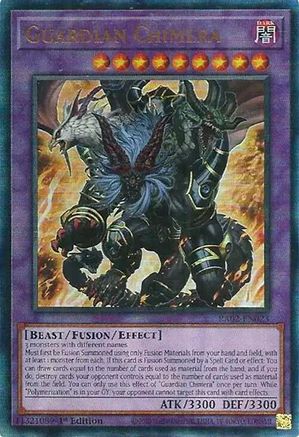 Guardian Chimera (PUR) (RA02-EN023) - 25th Anniversary Rarity Collection II 1st Edition - Premium Yugioh Single from Konami - Just $0.66! Shop now at Game Crave Tournament Store