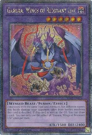 Garura, Wings of Resonant Life (Quarter Century Secret Rare) (RA02-EN024) - 25th Anniversary Rarity Collection II 1st Edition - Premium Yugioh Single from Konami - Just $13.57! Shop now at Game Crave Tournament Store