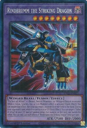 Rindbrumm the Striking Dragon (PCR) (RA02-EN025) - 25th Anniversary Rarity Collection II 1st Edition - Premium Yugioh Single from Konami - Just $0.29! Shop now at Game Crave Tournament Store