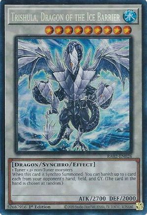 Trishula, Dragon of the Ice Barrier (PCR) (RA02-EN026) - 25th Anniversary Rarity Collection II 1st Edition - Premium Yugioh Single from Konami - Just $0.53! Shop now at Game Crave Tournament Store