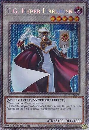 T.G. Hyper Librarian (Platinum Secret Rare) (RA02-EN027) - 25th Anniversary Rarity Collection II 1st Edition - Premium Yugioh Single from Konami - Just $0.40! Shop now at Game Crave Tournament Store