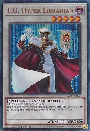T.G. Hyper Librarian (PUR) (RA02-EN027) - 25th Anniversary Rarity Collection II 1st Edition - Premium Yugioh Single from Konami - Just $0.25! Shop now at Game Crave Tournament Store