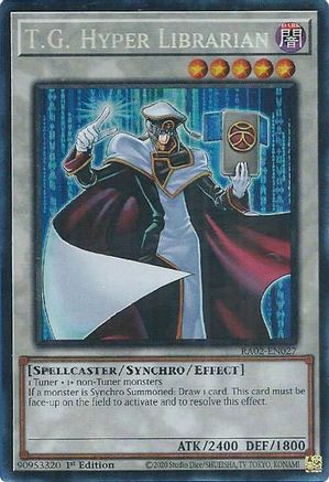 T.G. Hyper Librarian (PCR) (RA02-EN027) - 25th Anniversary Rarity Collection II 1st Edition - Premium Yugioh Single from Konami - Just $0.23! Shop now at Game Crave Tournament Store