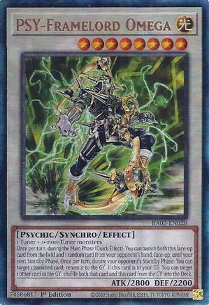 PSY-Framelord Omega (PUR) (RA02-EN028) - 25th Anniversary Rarity Collection II 1st Edition - Premium Yugioh Single from Konami - Just $0.43! Shop now at Game Crave Tournament Store