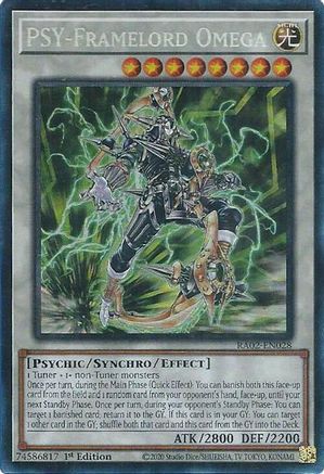 PSY-Framelord Omega (PCR) (RA02-EN028) - 25th Anniversary Rarity Collection II 1st Edition - Premium Yugioh Single from Konami - Just $0.38! Shop now at Game Crave Tournament Store