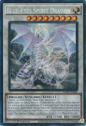Blue-Eyes Spirit Dragon (PCR) (RA02-EN030) - 25th Anniversary Rarity Collection II 1st Edition - Premium Yugioh Single from Konami - Just $2.78! Shop now at Game Crave Tournament Store