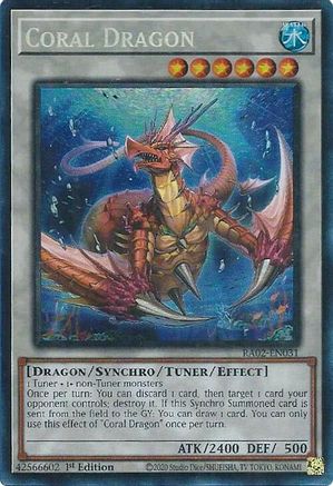 Coral Dragon (PCR) (RA02-EN031) - 25th Anniversary Rarity Collection II 1st Edition - Premium Yugioh Single from Konami - Just $0.28! Shop now at Game Crave Tournament Store