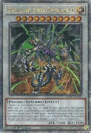Psychic End Punisher (Quarter Century Secret Rare) (RA02-EN032) - 25th Anniversary Rarity Collection II 1st Edition - Premium Yugioh Single from Konami - Just $4.82! Shop now at Game Crave Tournament Store