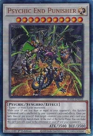 Psychic End Punisher (PUR) (RA02-EN032) - 25th Anniversary Rarity Collection II 1st Edition - Premium Yugioh Single from Konami - Just $0.31! Shop now at Game Crave Tournament Store
